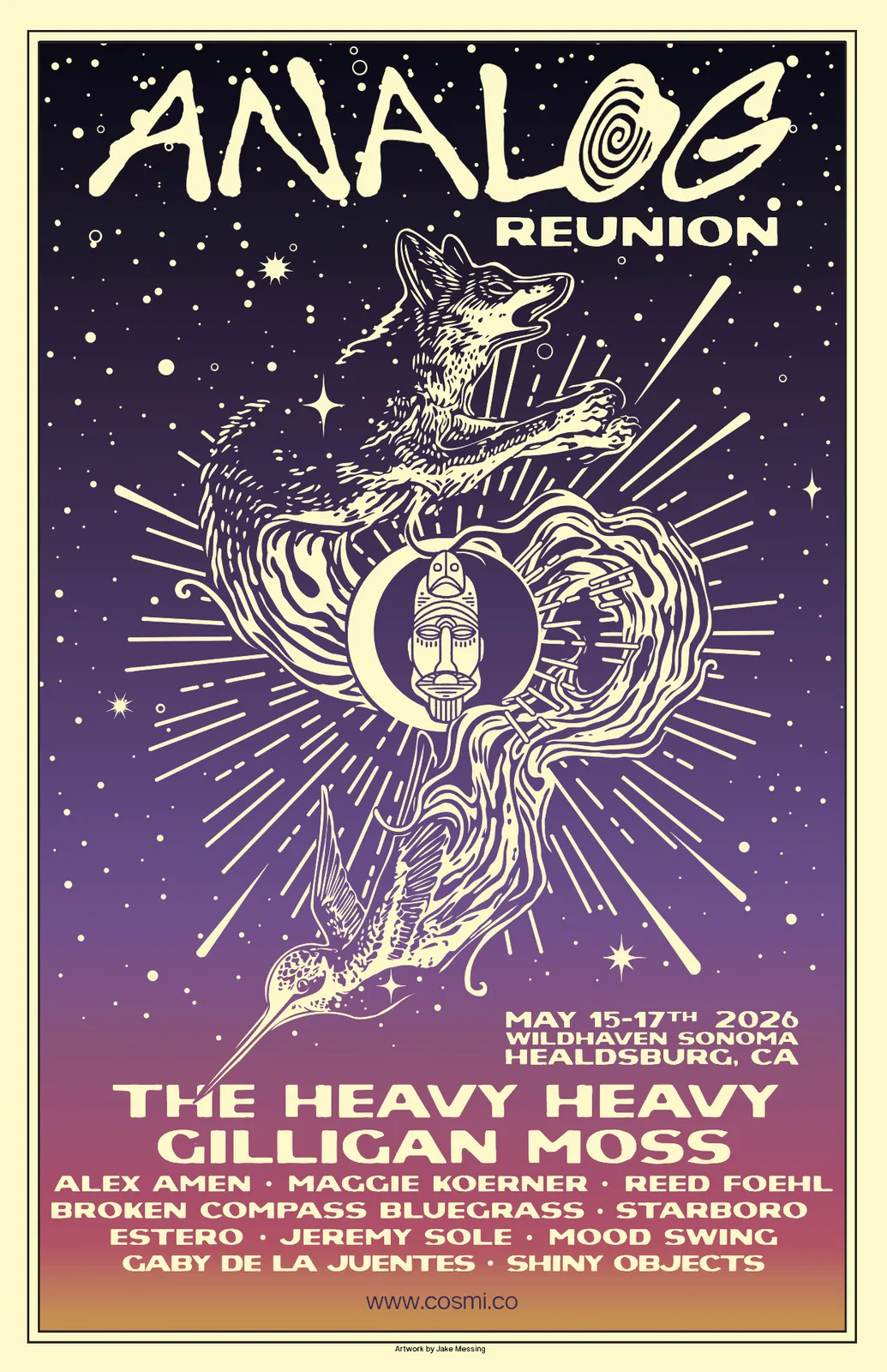 Analog Reunion 2026 — May 15–17, Wildhaven Sonoma